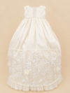Ropón de bautizo Aitana beige para niña – ropón largo