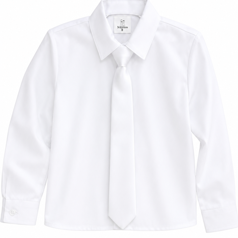 Traje formal blanco para niño – foto 2