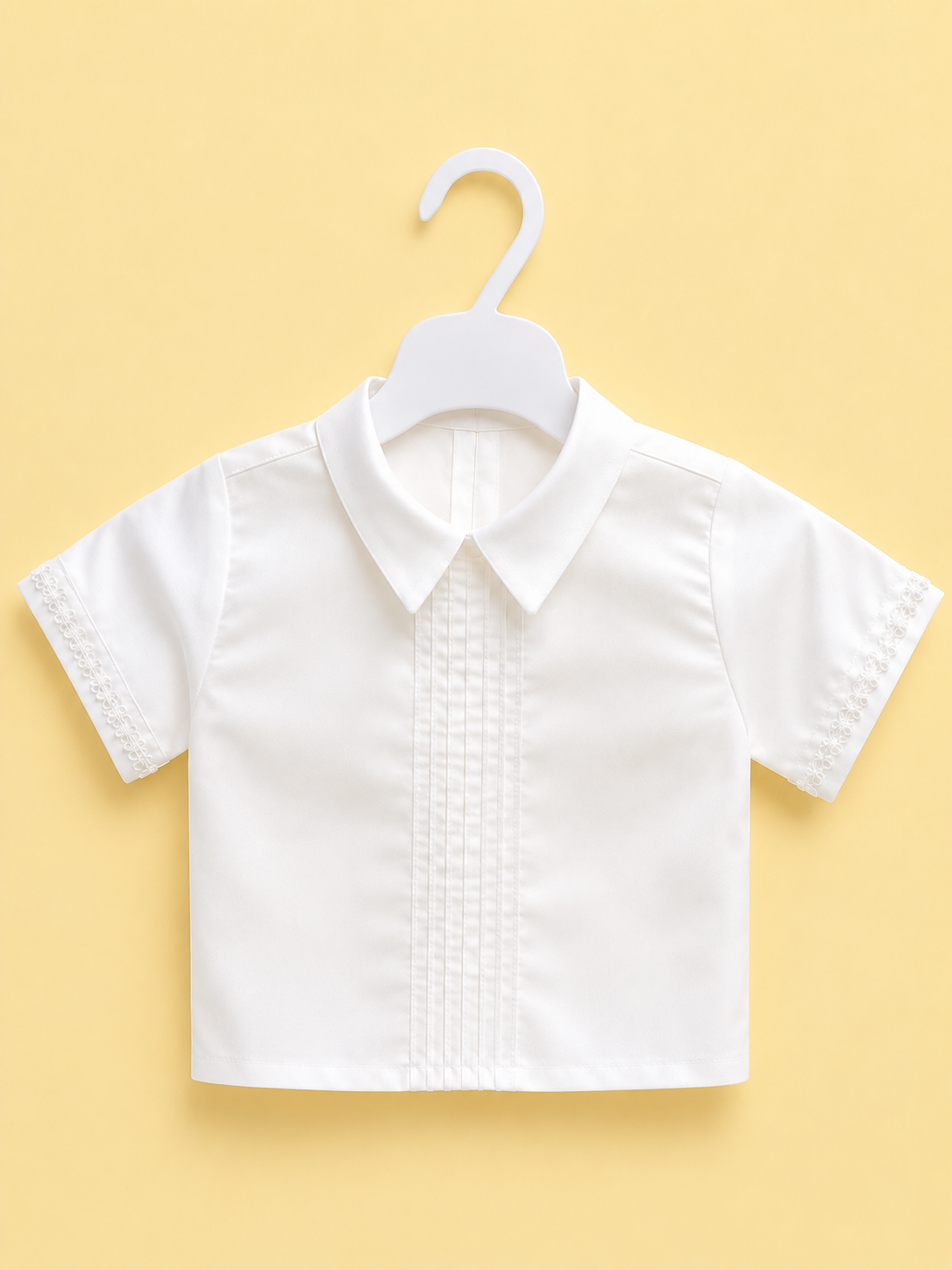 Traje de bautizo Diego beige para bebé niño – foto 2